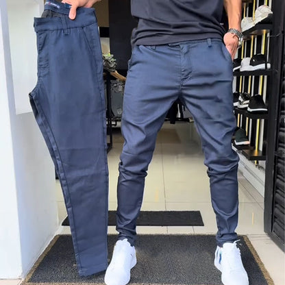 🔥2025 Hot Sale 50% OFF✨Men’s Slim-Fit Casual Solid Color Pants