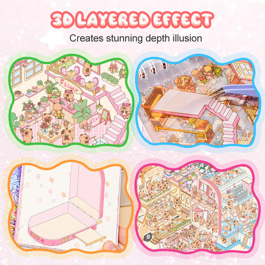 Kit de pegatinas DIY para decorar en 3D