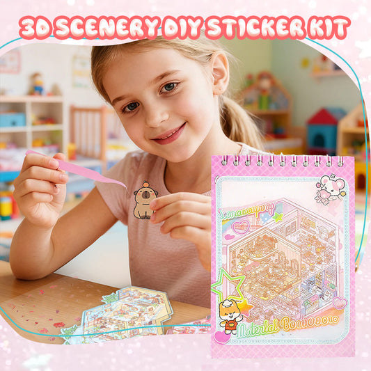 Kit de pegatinas DIY para decorar en 3D