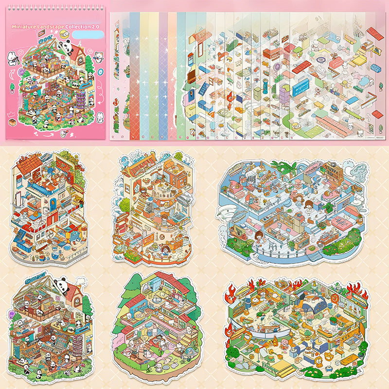 Kit de pegatinas DIY para decorar en 3D