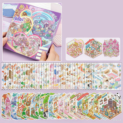 Kit de pegatinas DIY para decorar en 3D