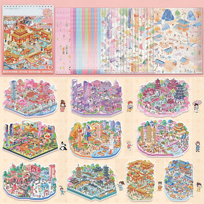 Kit de pegatinas DIY para decorar en 3D