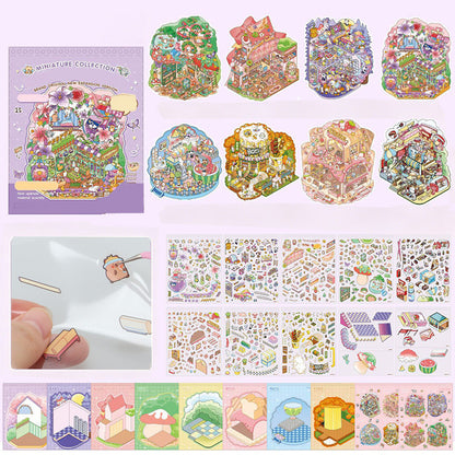 Kit de pegatinas DIY para decorar en 3D