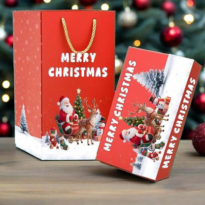 Unique Folding Bouncing Christmas Gift Box