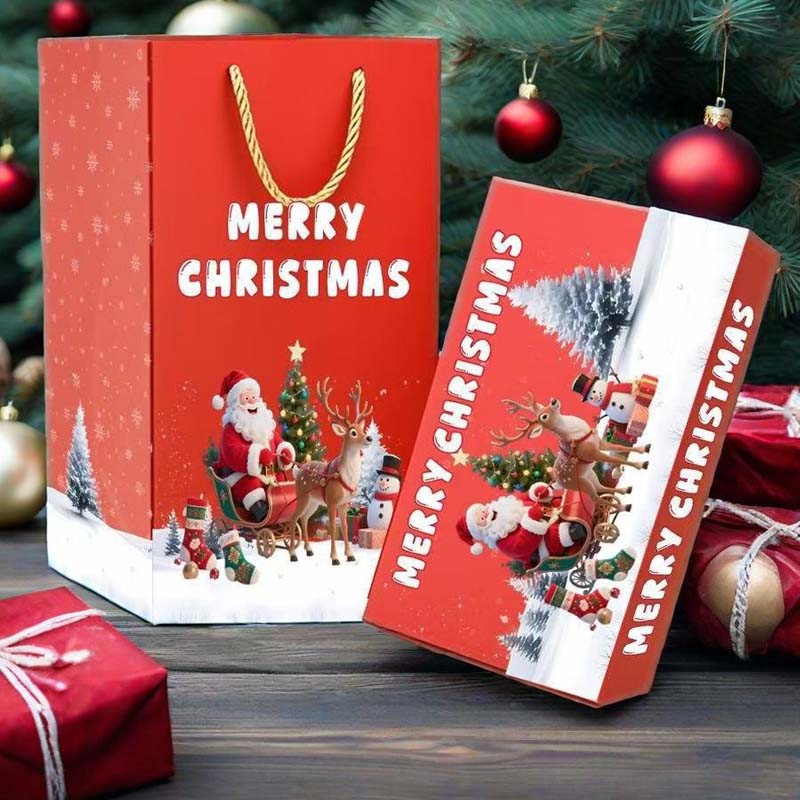 Unique Folding Bouncing Christmas Gift Box