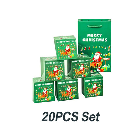 Unique Folding Bouncing Christmas Gift Box