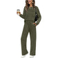 ⏳Limited-time 60% off⏰Women's Crew Neck Top & Drawstring Pants Set👚👖