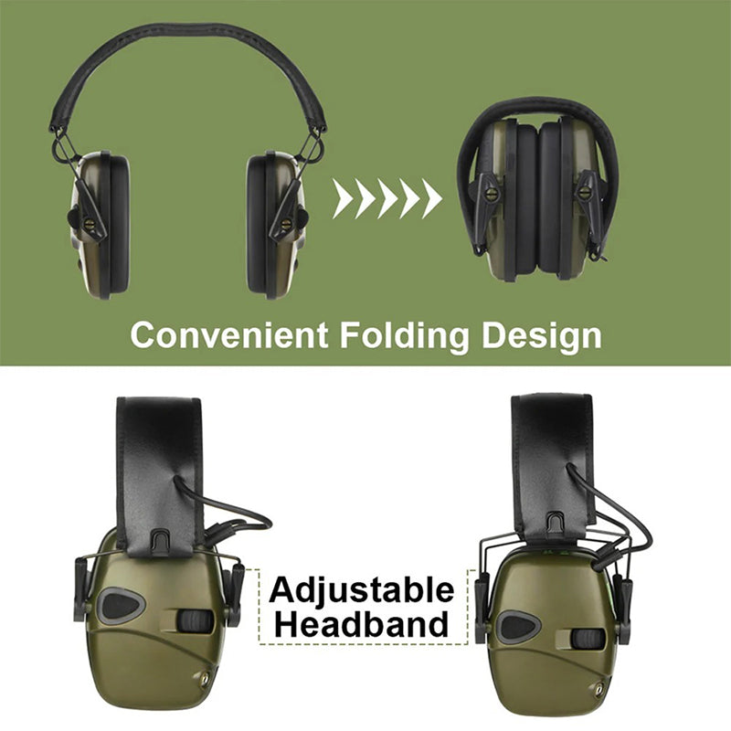 Electronic Shooting Ear Protection Headphones – Noise Reduction & Hearing Safety