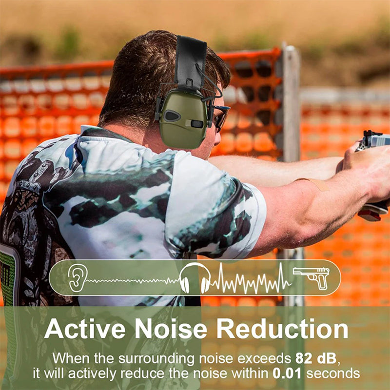 Electronic Shooting Ear Protection Headphones – Noise Reduction & Hearing Safety