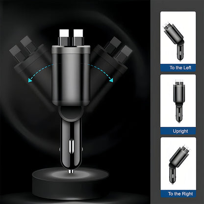 🎅🏻Christmas Sale 50% OFF!!🎁Car Fast Charger with Starry Sky Ambient Lighting
