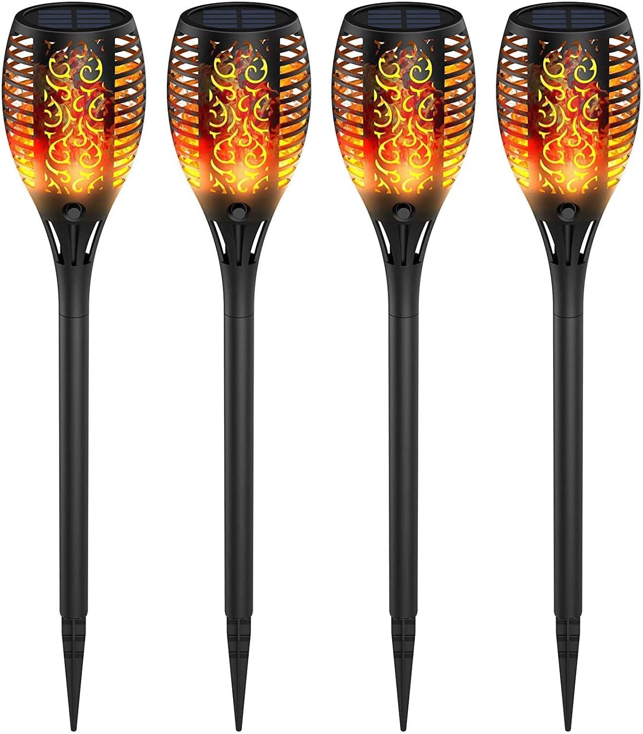 💖 Outdoor Garden Torch Solar Lamps 🏡💡