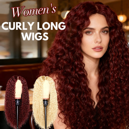 Women's Curly Long Wigs