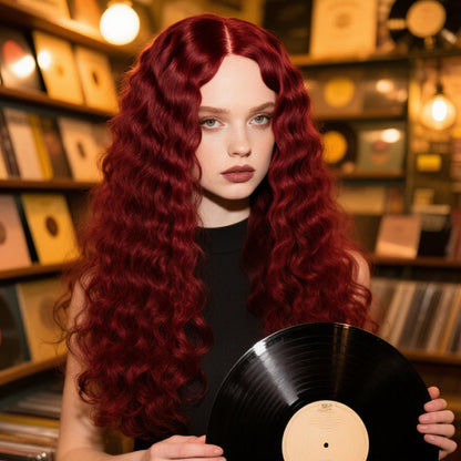 Women's Curly Long Wigs