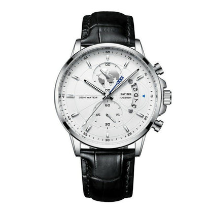 💥Christmas Eve Sale: 50% OFF🌍Men's watch with globe motif in maritime style✈️Free Shipping