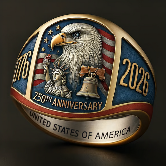 🔥Christmas Limited-Time Offer: 50% OFF!!!🔥250th Anniversary 1776-2026 Commemorative Eagle Ring