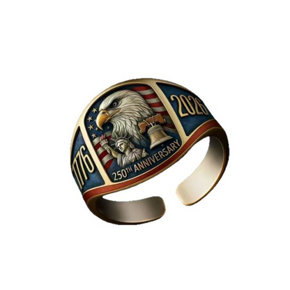 🔥Christmas Limited-Time Offer: 50% OFF!!!🔥250th Anniversary 1776-2026 Commemorative Eagle Ring