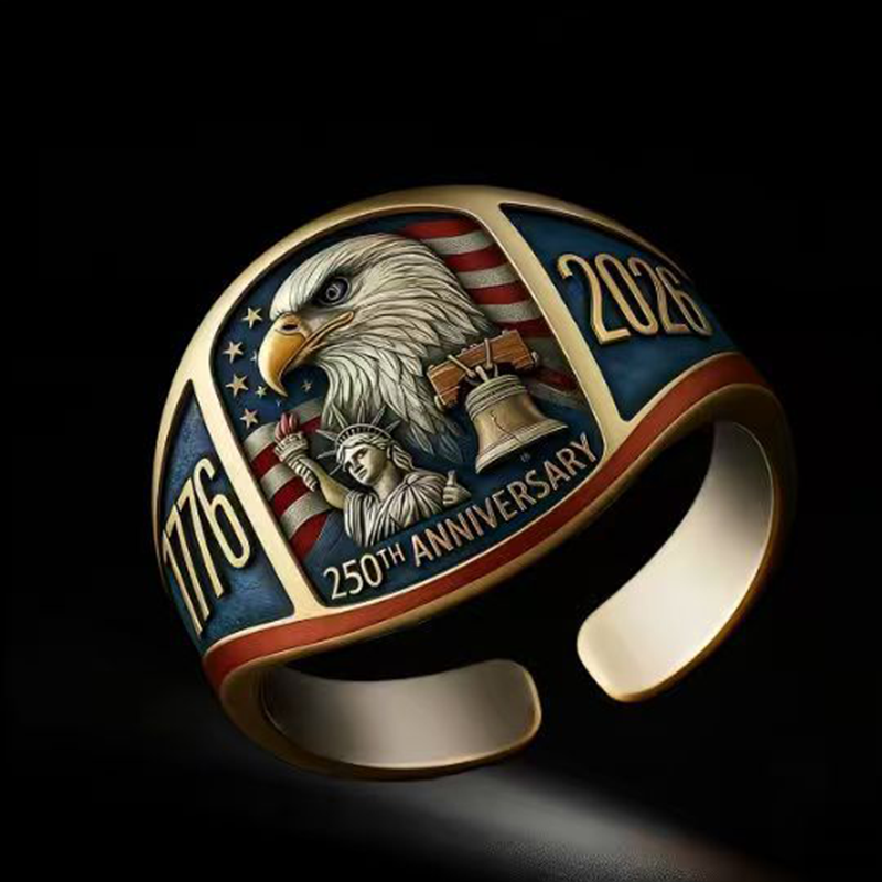 🔥Christmas Limited-Time Offer: 50% OFF!!!🔥250th Anniversary 1776-2026 Commemorative Eagle Ring