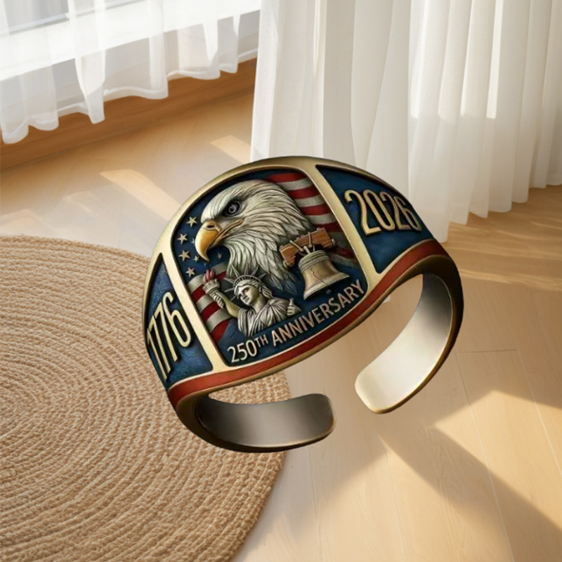🔥Christmas Limited-Time Offer: 50% OFF!!!🔥250th Anniversary 1776-2026 Commemorative Eagle Ring