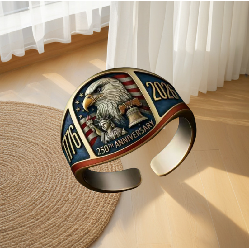 🔥Christmas Limited-Time Offer: 50% OFF!!!🔥250th Anniversary 1776-2026 Commemorative Eagle Ring