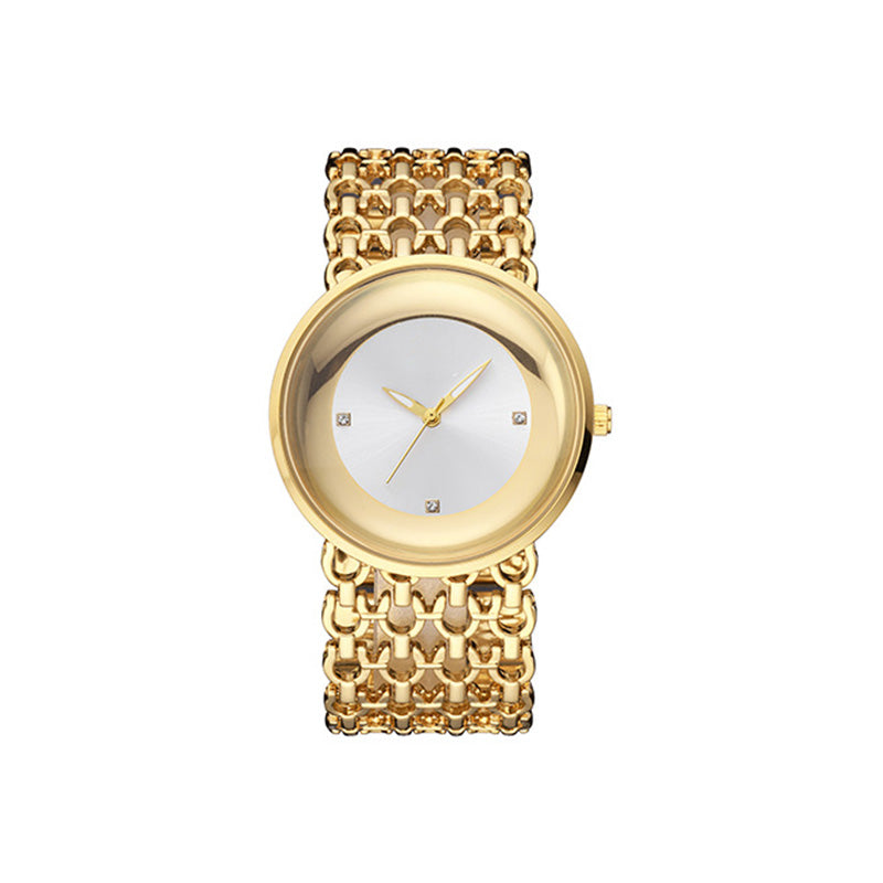 ⏳Time-Limited Special⏰Luxury Round Bracelet Watch Fashionable Women's Wristwatch
