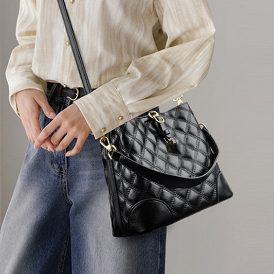 😍New models launched in 2025😍Chic Elegant Quilted Bucket Bag for Women