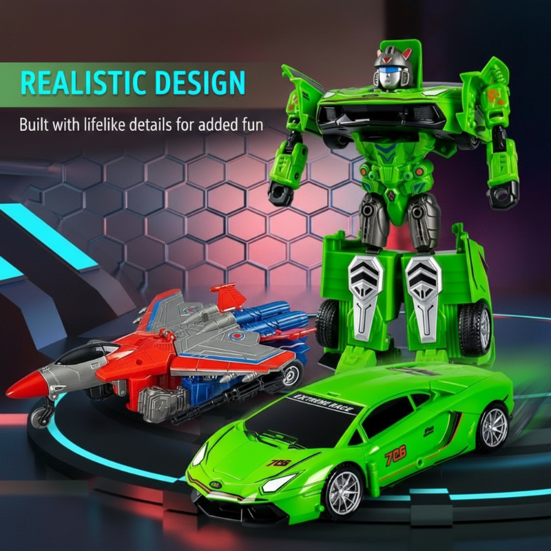 🖤 Black Friday Topper! 50% OFF ✨Collision Transform Toy Car for Kids