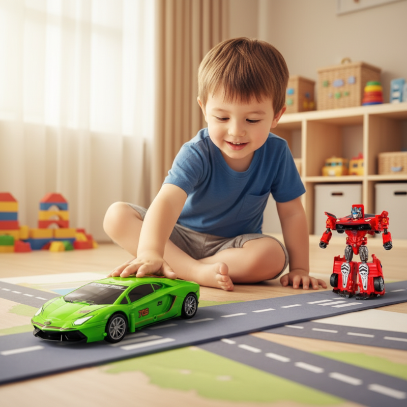 🖤 Black Friday Topper! 50% OFF ✨Collision Transform Toy Car for Kids