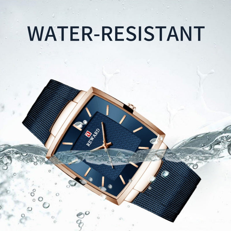 🖤 Black Friday Topper! 50% OFF ✨ Ultra-Thin Square Quartz Watch (Mesh Strap) – 9mm Slim, 3ATM Water Resistant & Fashion Design (Perfect as a Gift!)
