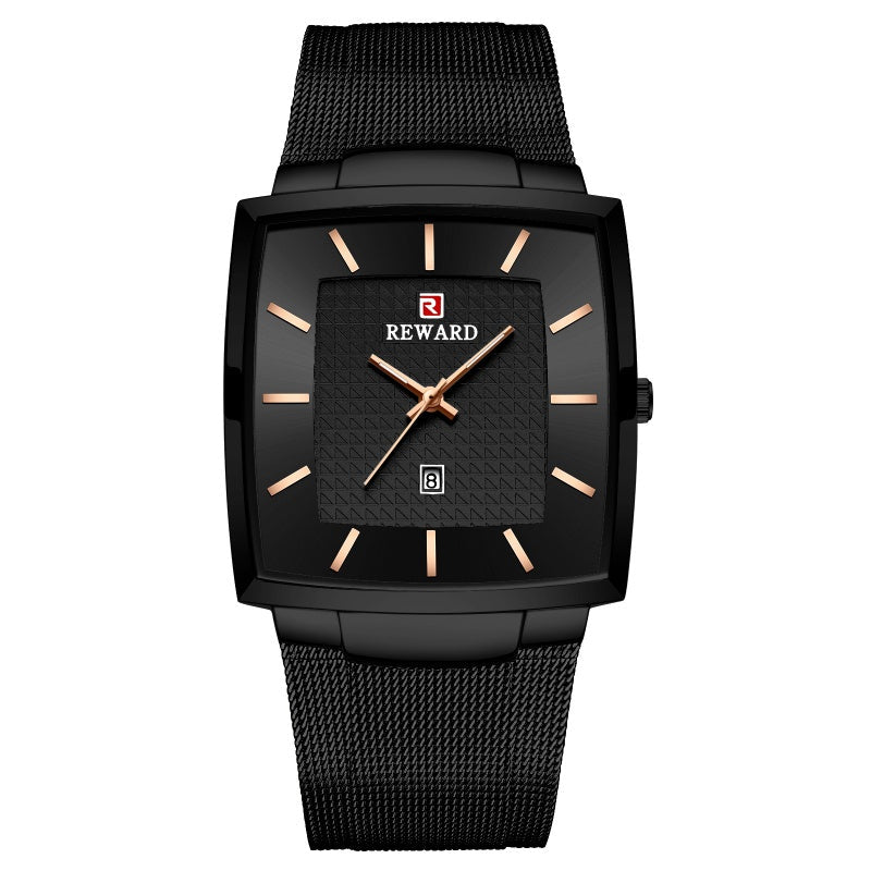 🖤 Black Friday Topper! 50% OFF ✨ Ultra-Thin Square Quartz Watch (Mesh Strap) – 9mm Slim, 3ATM Water Resistant & Fashion Design (Perfect as a Gift!)