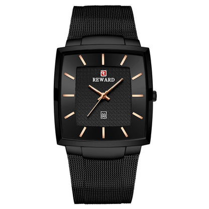 🖤 Black Friday Topper! 50% OFF ✨ Ultra-Thin Square Quartz Watch (Mesh Strap) – 9mm Slim, 3ATM Water Resistant & Fashion Design (Perfect as a Gift!)