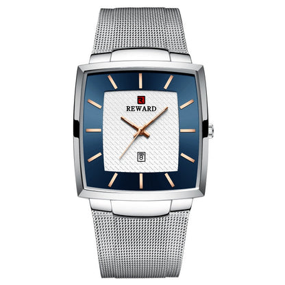 🖤 Black Friday Topper! 50% OFF ✨ Ultra-Thin Square Quartz Watch (Mesh Strap) – 9mm Slim, 3ATM Water Resistant & Fashion Design (Perfect as a Gift!)