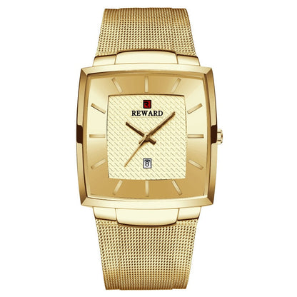 🖤 Black Friday Topper! 50% OFF ✨ Ultra-Thin Square Quartz Watch (Mesh Strap) – 9mm Slim, 3ATM Water Resistant & Fashion Design (Perfect as a Gift!)