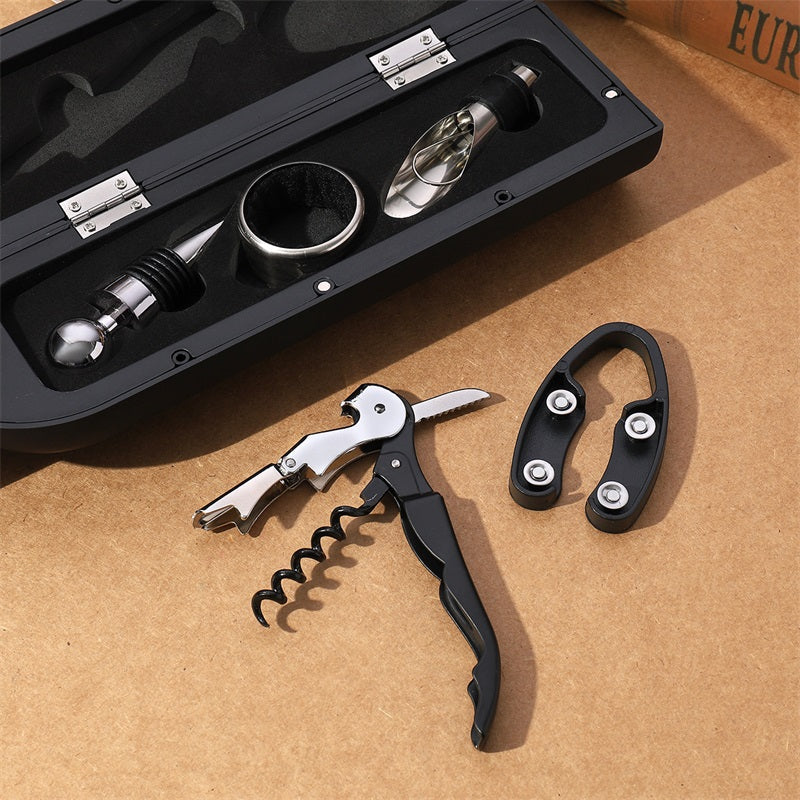 🔥Christmas Limited-Time Offer: 50% OFF!!!⏰Wine Opener Set for Wine Lovers🍾🍷