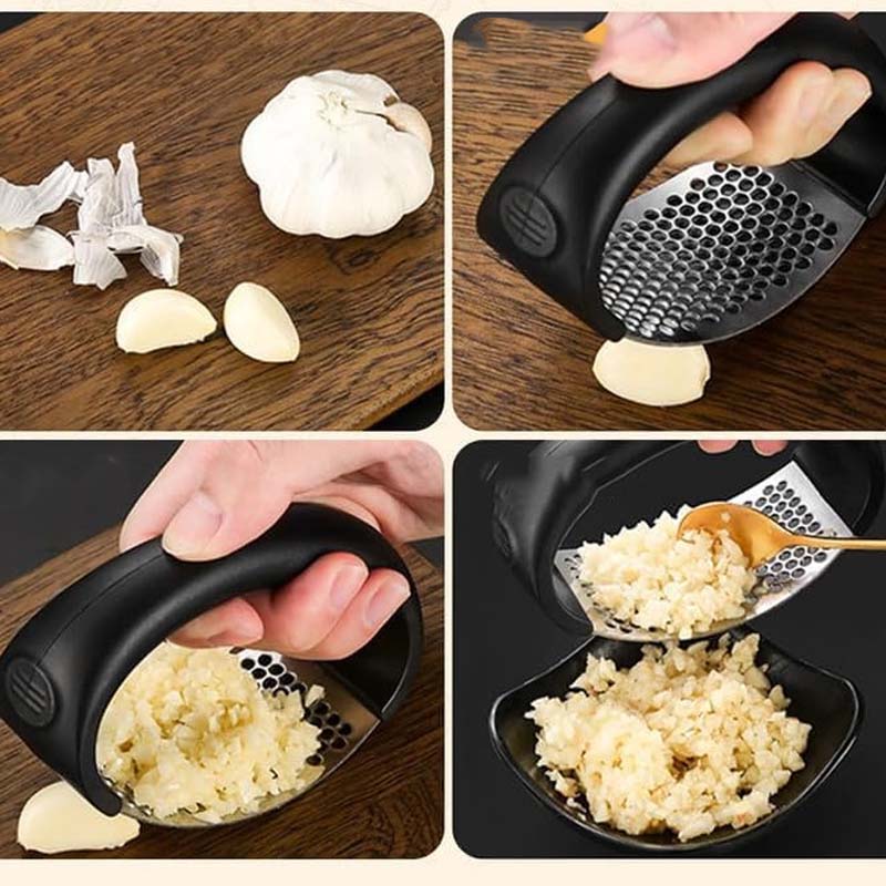 🔥Limited-time 50% Off 🧄Stainless Steel Garlic Presser⏱️ Save Time In The Kitchen