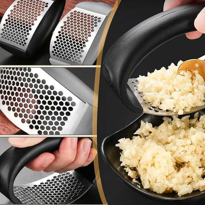 🔥Limited-time 50% Off 🧄Stainless Steel Garlic Presser⏱️ Save Time In The Kitchen