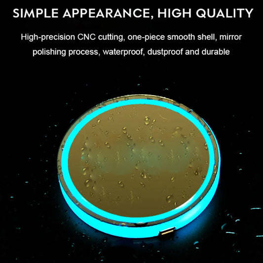 ⏳Time-limited Special⏰Car LED Atmosphere Light Cup Holder Pad