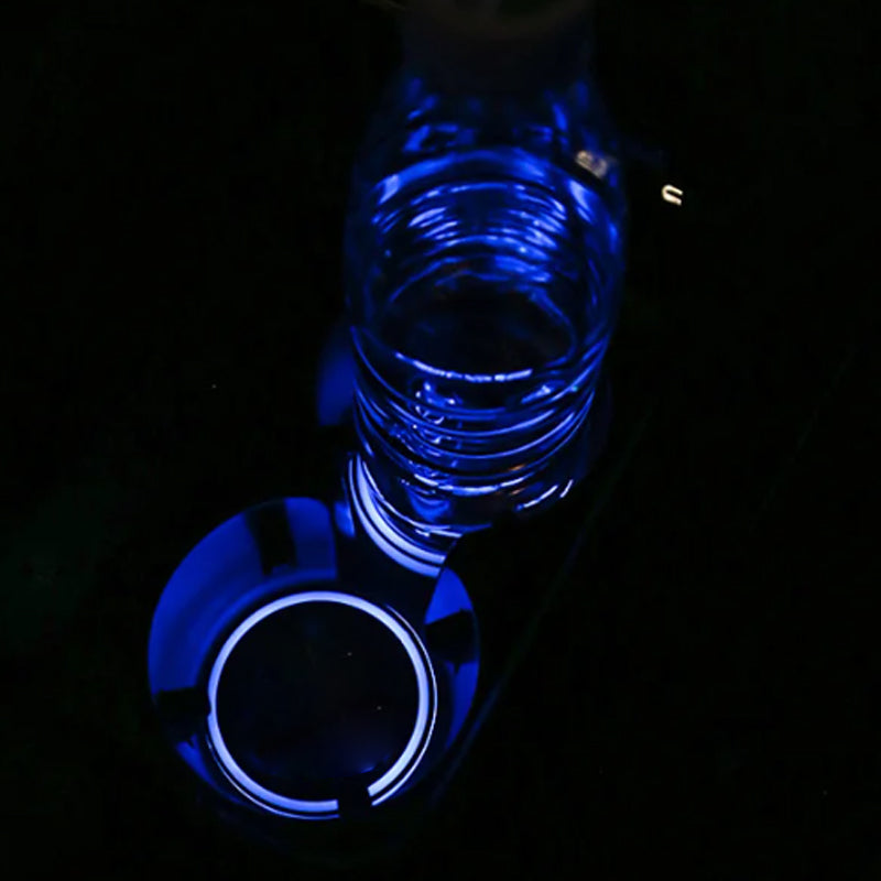 ⏳Time-limited Special⏰Car LED Atmosphere Light Cup Holder Pad