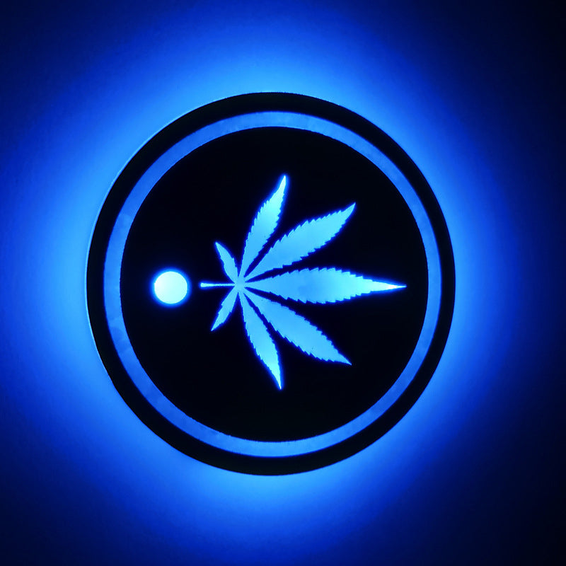 ⏳Time-limited Special⏰Car LED Atmosphere Light Cup Holder Pad