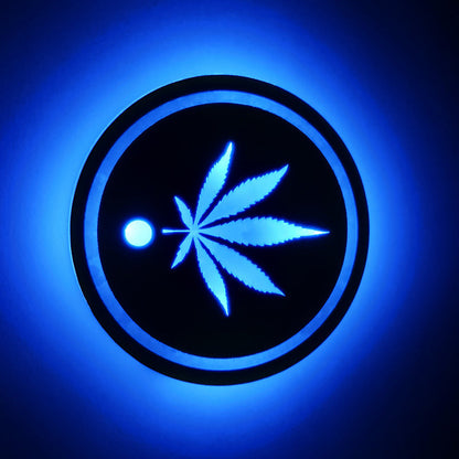 ⏳Time-limited Special⏰Car LED Atmosphere Light Cup Holder Pad