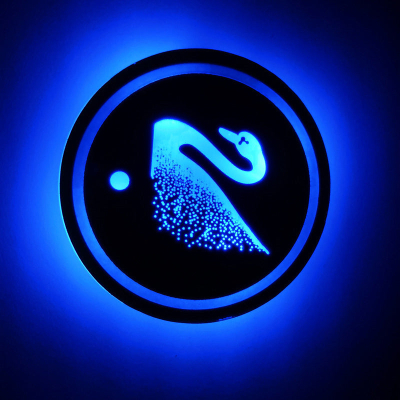 ⏳Time-limited Special⏰Car LED Atmosphere Light Cup Holder Pad