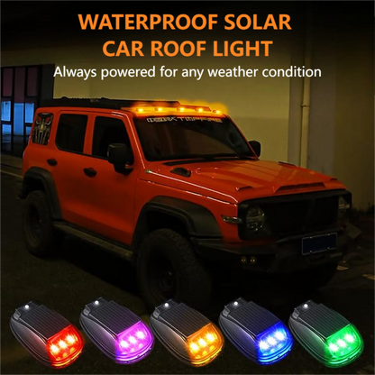 ⏳Time-limited Special⏰Waterproof Solar Car Roof Light with Remote