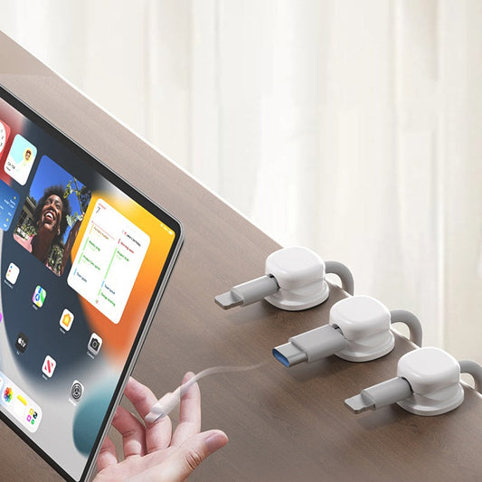 🔥Tidy Your Desk Instantly! Desk Cord Organizer & Holder – No More Mess, Total Convenience!⚡
