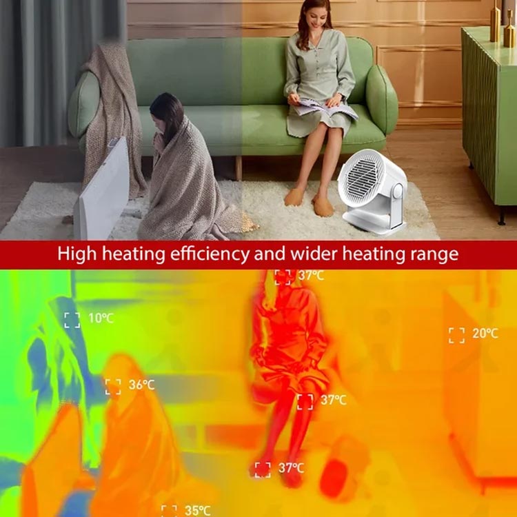 400W Portable Warm Air Oscillating Blower