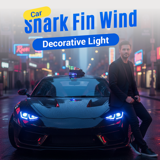 Car Shark Fin Wind Decorative Light