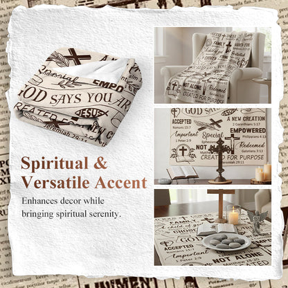 🎁🔥2026 Hot Sale 50%OFF🎁Inspirational Christian Throw Blanket