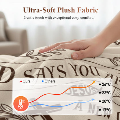 🎁🔥2026 Hot Sale 50%OFF🎁Inspirational Christian Throw Blanket
