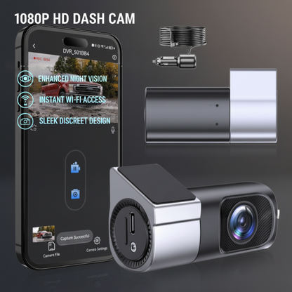 🔥Limited-time special offer🎄Mini HD dashcam with night vision