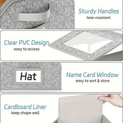 ✨2026 Hot Sale 50% OFF🔥📦Stackable Cap Storage Boxes