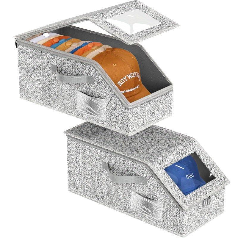 ✨2026 Hot Sale 50% OFF🔥📦Stackable Cap Storage Boxes