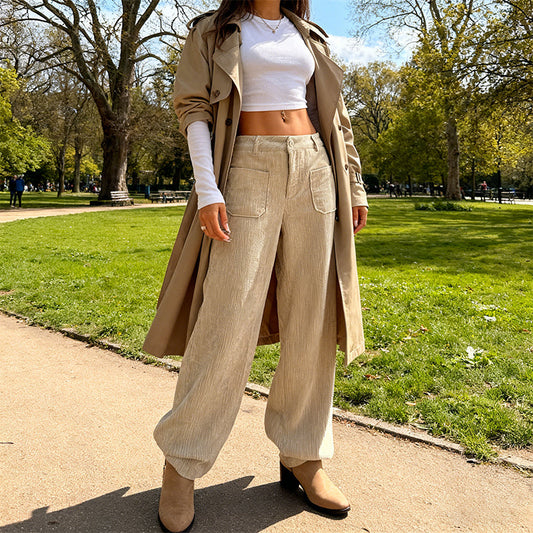 📢2026 Hot Sale 50% off⏰Women's Casual Loose-Fit High-Waisted Pants💕